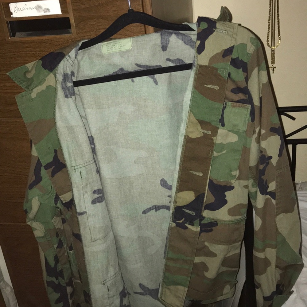 Vintage Camo Military Long sleeve